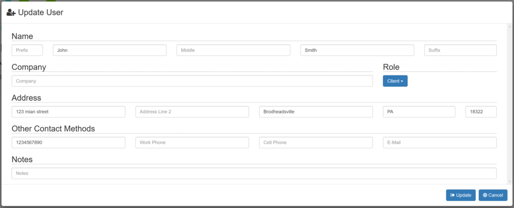 Address Book Edit